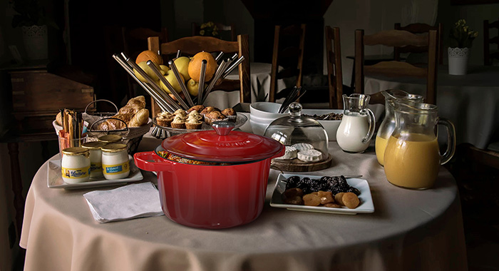 enameled cast iron dutch oven