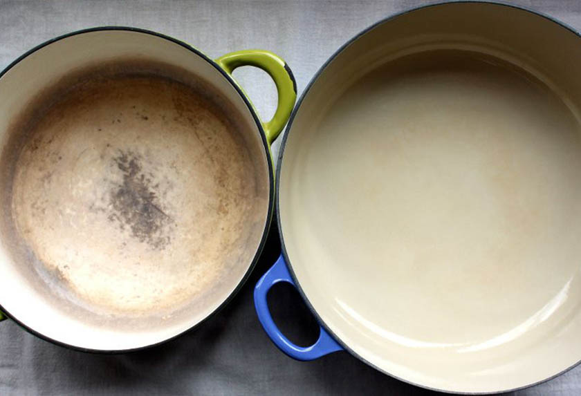 enamel cast iron casserole