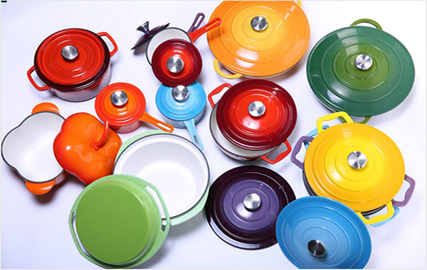 enameled cast iron cookware set