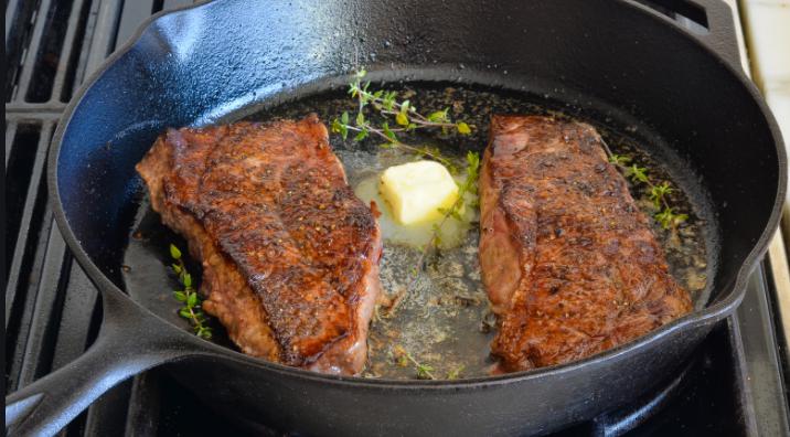 non-stick cast iron skillet