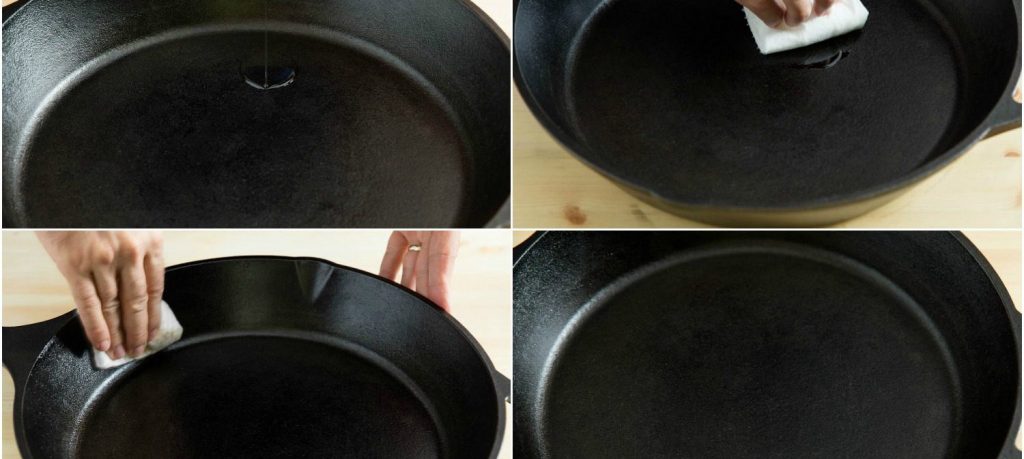 seasoned cast iron skillet