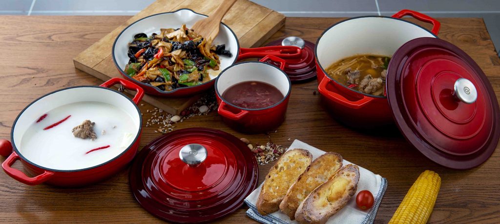 enamel cast iron cookware