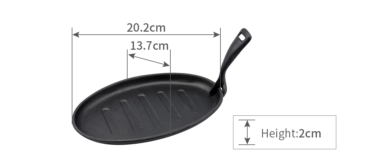 Enameled Cast Iron Grill Pan GO20A