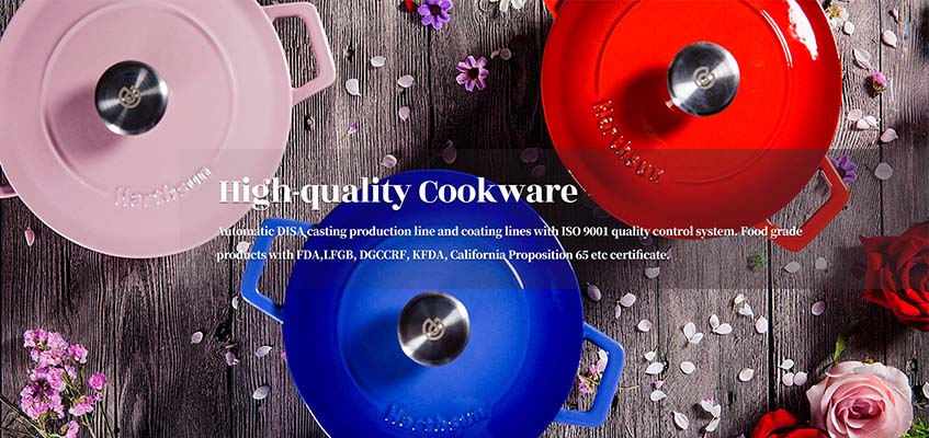 enameled cast iron cookware factory