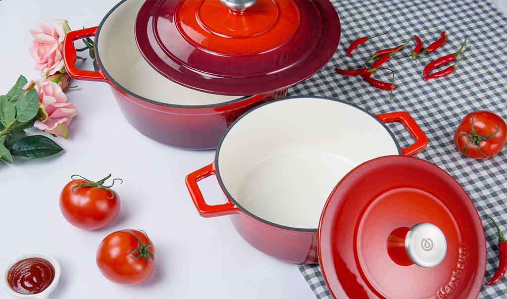 Enameled Cast Iron Dutch Ovens