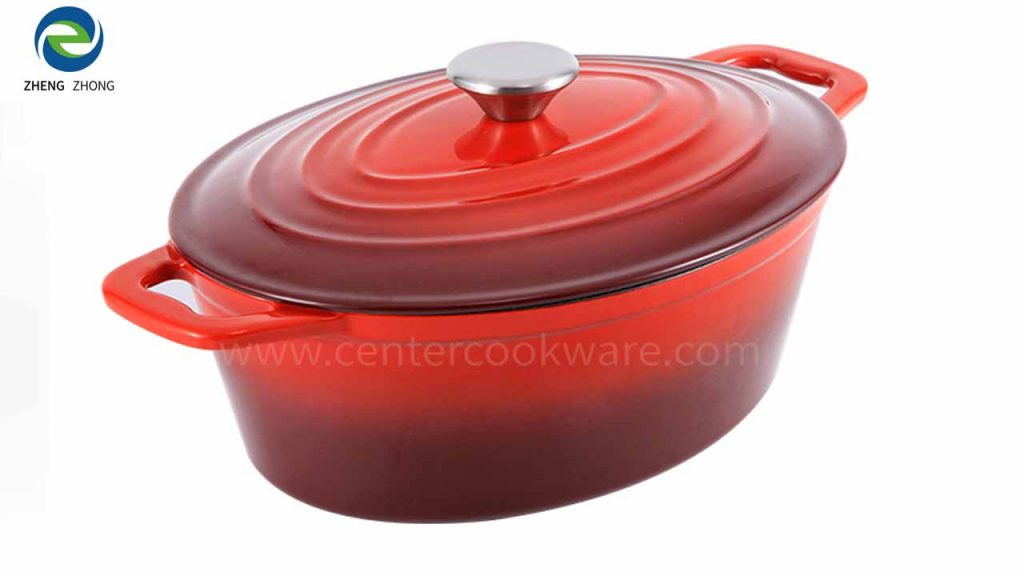 Enamel Cast Iron Oval Casseroles